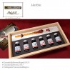 Herbin - set inchiostro e stilografica in vetro