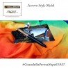 Aurora Style Metal cappuccio dorato rosa e corpo in resina nera