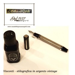 penna stilografica VISCONTI argento 925% vintage