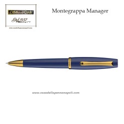 Montegrappa Manager Blu GT - penne blu e oro