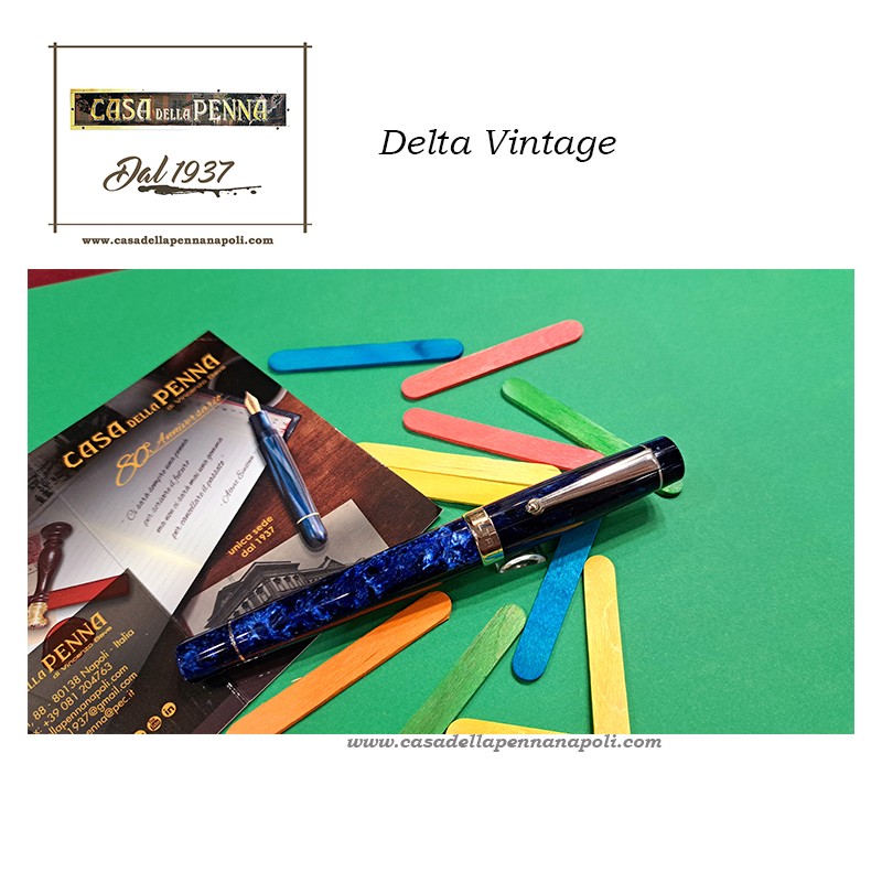 Delta Vintage Big Blue penna roller