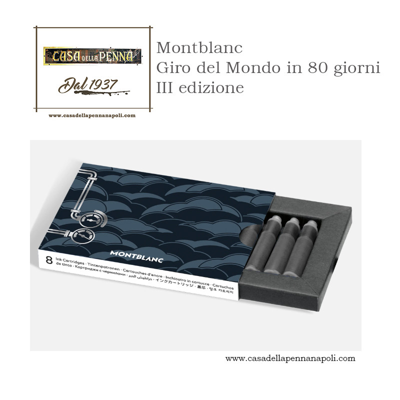 Montblanc Meisterstück Around the World in 80 Days III edizione – cartucce stilografiche