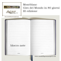 Montblanc Meisterstück Around the World in 80 Days III edizione – blocco note