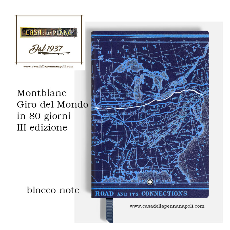 Montblanc Meisterstück Around the World in 80 Days III edizione – blocco note