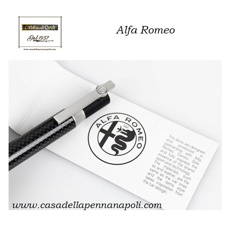 Alfa Romeo fibra di carbonio– penna sfera