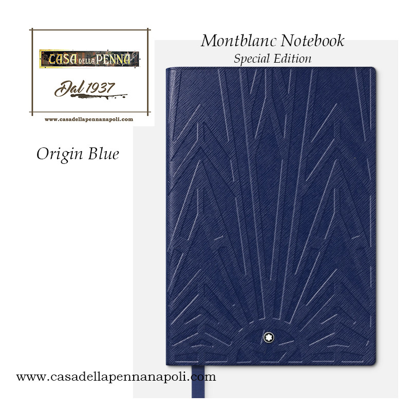 Montblanc blocco note Meisterstück The Origin blu