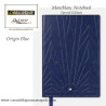 Montblanc blocco note Meisterstück The Origin blu