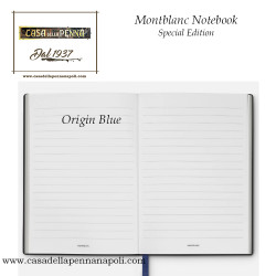 Montblanc blocco note Meisterstück The Origin blu