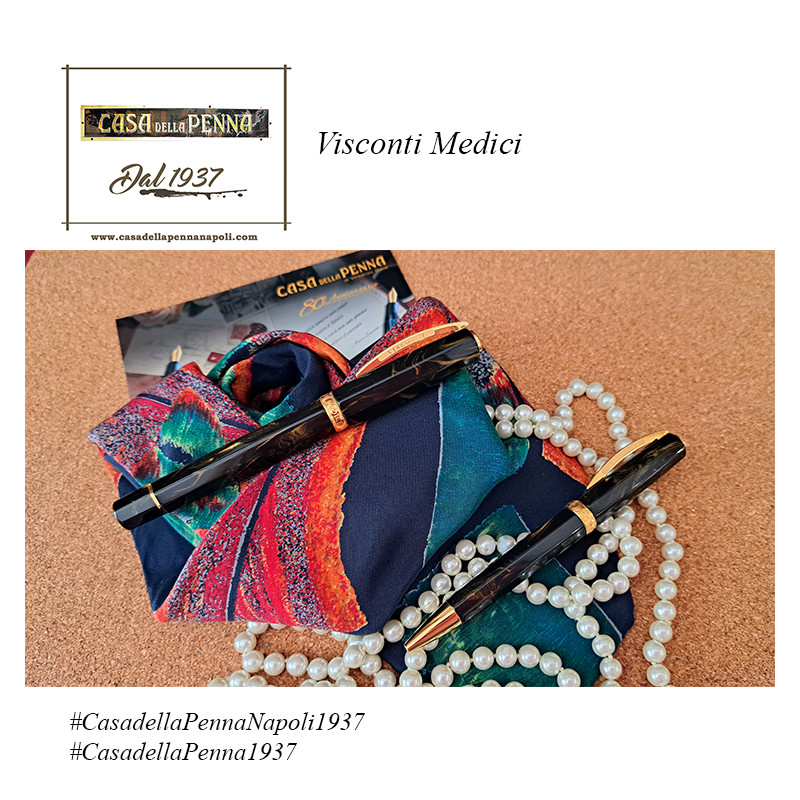 Visconti Medici - golden black - Nuova collezione penne 2019