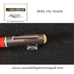 Delta Via Veneto con cappuccio in argento 925 penna sfera