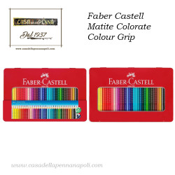 Faber Castell Matite Colorate Colour Grip Astuccio metallo 36