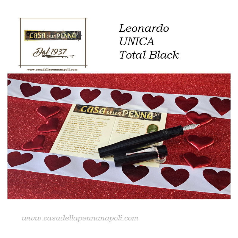 Leonardo Unica Total Black - penna stilografica
