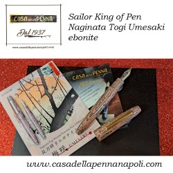 Sailor King of Pen Naginata Togi Umesaki ebonite