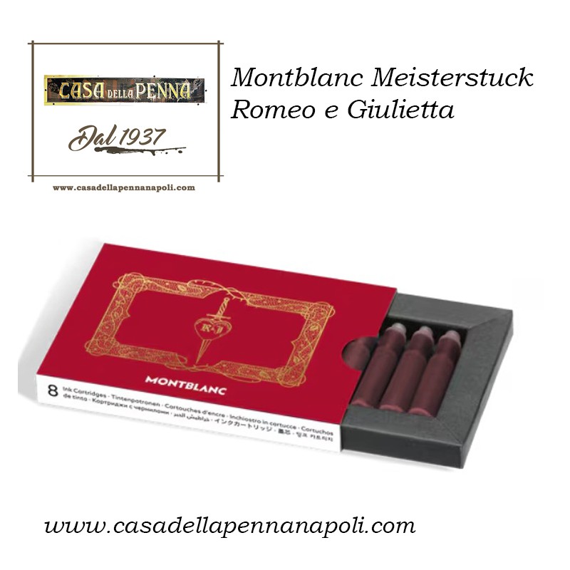 Montblanc Meisterstuck Romeo e Giulietta cartucce