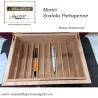 Morici – portapenne in legno 18 posti – Roma Rosewood