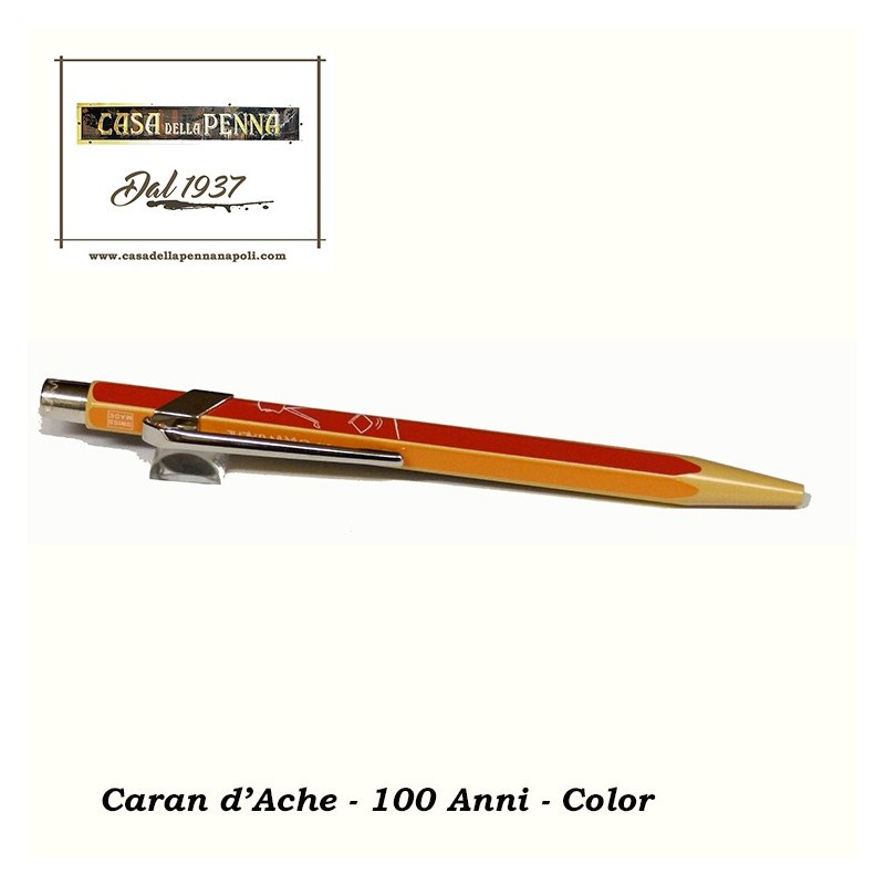 penna sfera CARAN D'ACHE 100° Anniversario color ULTIMO PEZZO OFFERTA