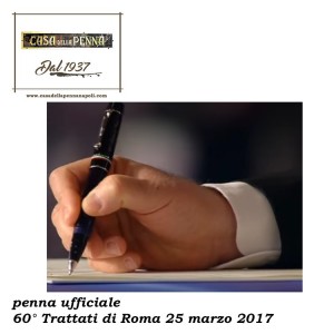 60° TRATTATI DI ROMA 2017 - penna roller