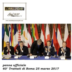 60° TRATTATI DI ROMA 2017 - penna roller