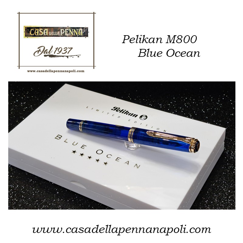 Pelikan M800 Ocean Blue – penna stilografica