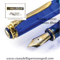 Pelikan M800 Ocean Blue – penna stilografica
