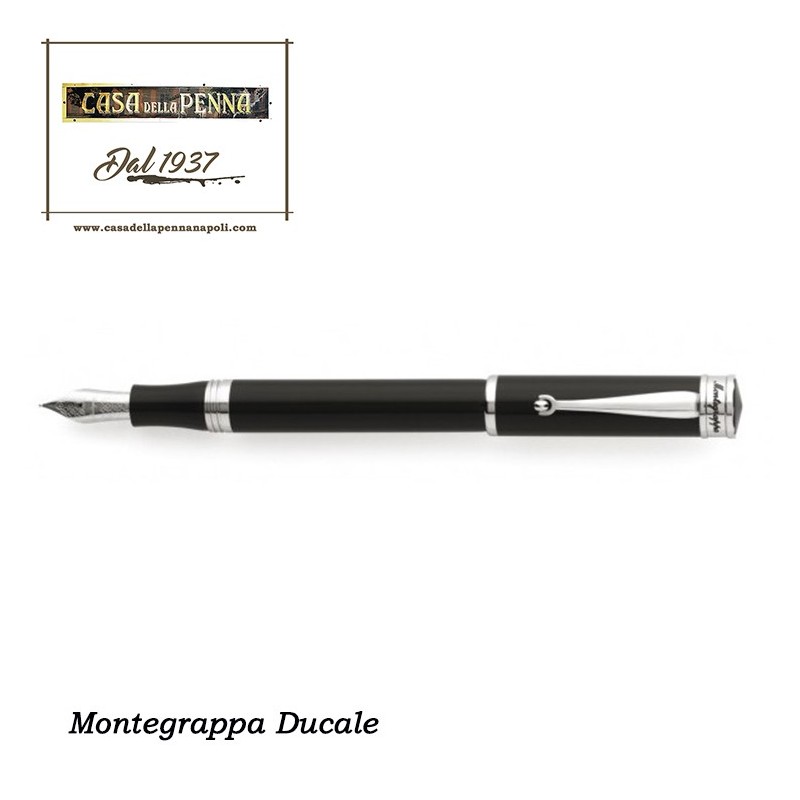 Ducale nera e palladio - penna Montegrappa