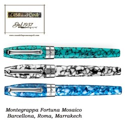 Mosaico Roma, Barcellona, Marrakech - penne Montegrappa