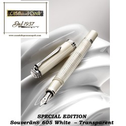 Souverän® 605 White – Transparent - penna PELIKAN 