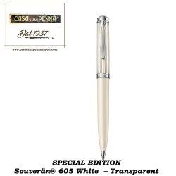 Souverän® 605 White – Transparent - penna PELIKAN 