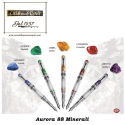 88 Minerali - penna stilografica Aurora 