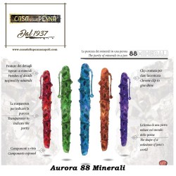 88 Minerali - penna stilografica Aurora 