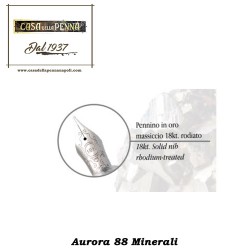 88 Minerali - penna stilografica Aurora 