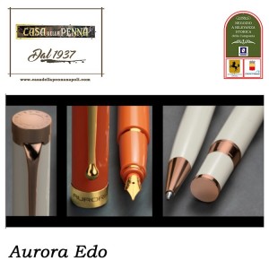 Edo bianca o arancione - penna Aurora