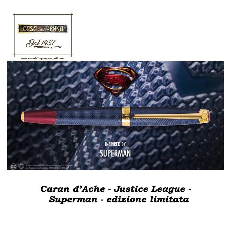 SUPERMAN - Justice League - Caran d'Ache - penna edizione limitata