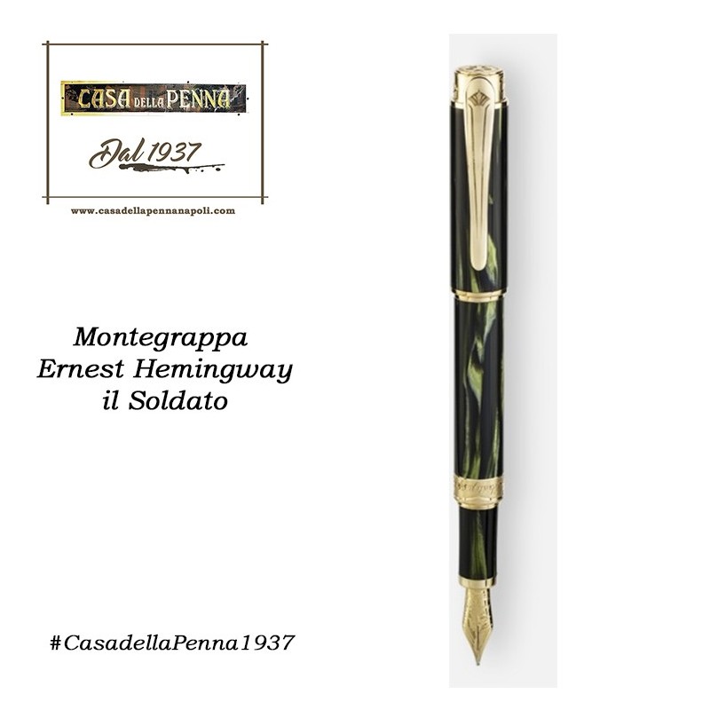 Ernest Hemingway - il Soldato - penna MONTEGRAPPA Ernest Hemingway - il Soldato - penna MONTEGRAPPA