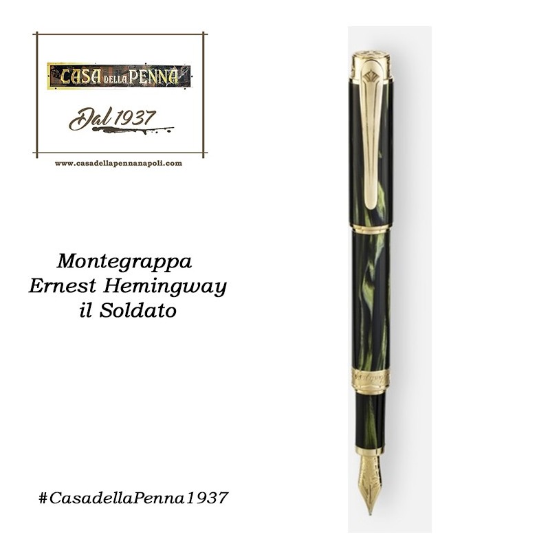 Ernest Hemingway - il Soldato - penna MONTEGRAPPA