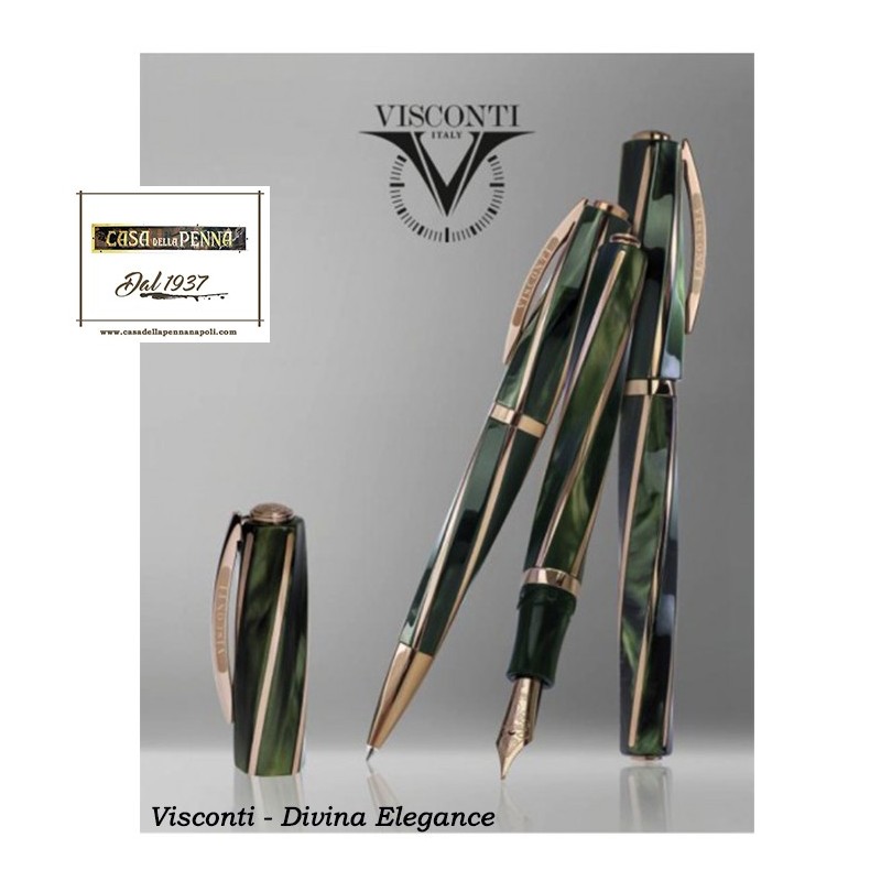 Divina Elegance Green & Bronze  - penna Visconti 