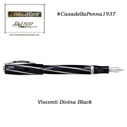penna VISCONTI Divina Black - Medium - Nero