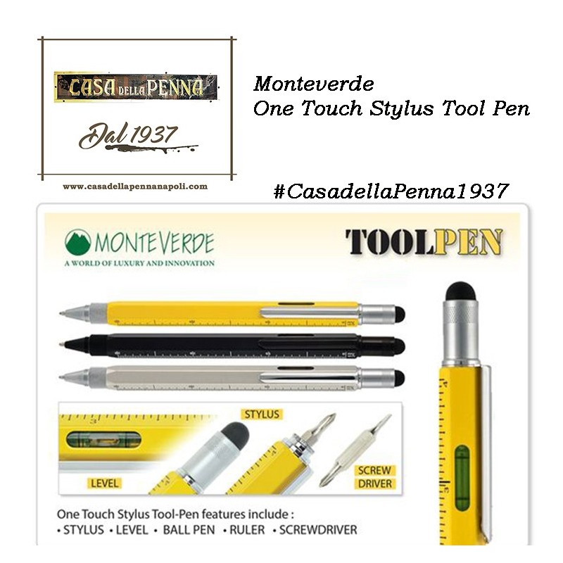 penna MONTEVERDE Multifunzione One Touch Stylus Tool pen OFFERTA