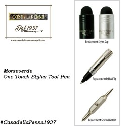 penna MONTEVERDE Multifunzione One Touch Stylus Tool pen OFFERTA