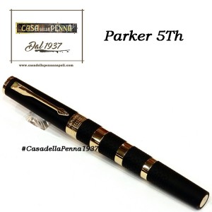 Large Black Rubber & Metal Rings GT- penna PARKER Ingenuity 5th 