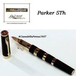 Large Black Rubber & Metal Rings GT- penna PARKER Ingenuity 5th 