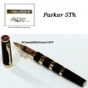 Large Black Rubber & Metal Rings GT- penna PARKER Ingenuity 5th 