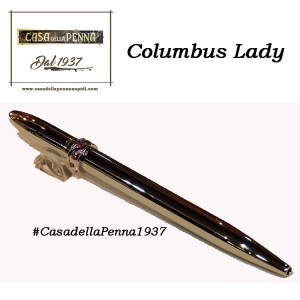 COLUMBUS Lady - Midi penna sfera con cristalli made in Italy OFFERTA