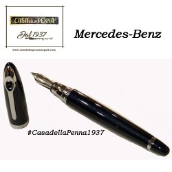 MERCEDES-BENZ penna stilografica blu traslucido 