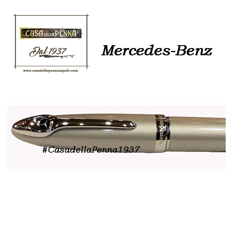 MERCEDES-BENZ Silver penna sfera / portamine 