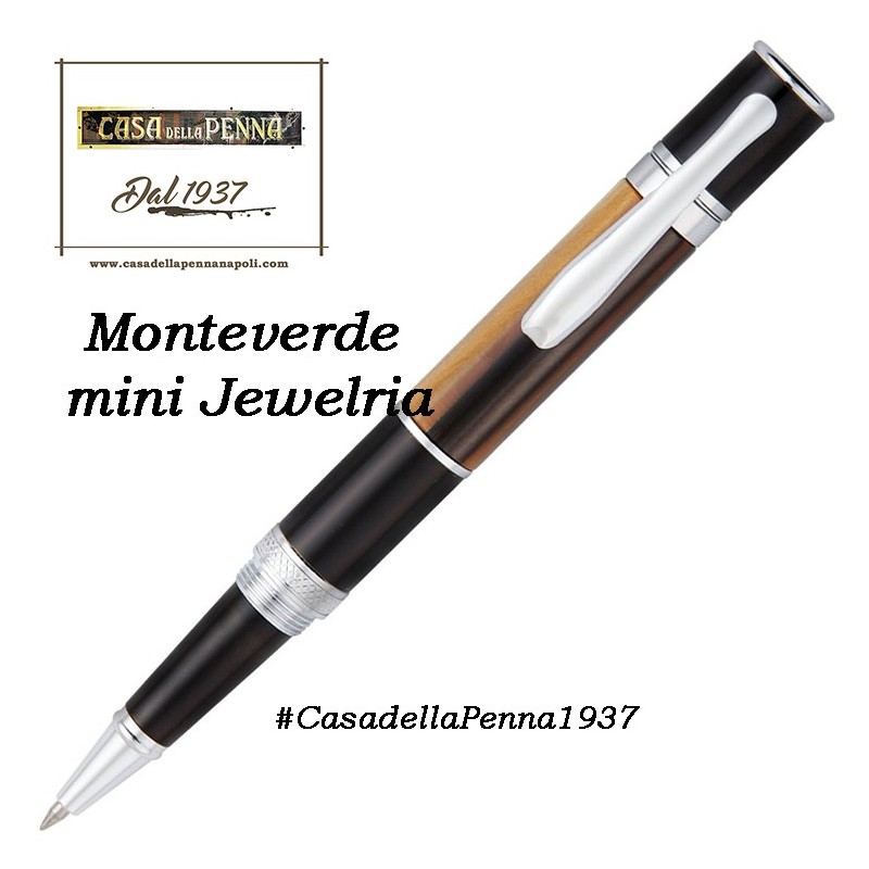 MONTEVERDE mini penna Jewelria Leather sfera o roller 