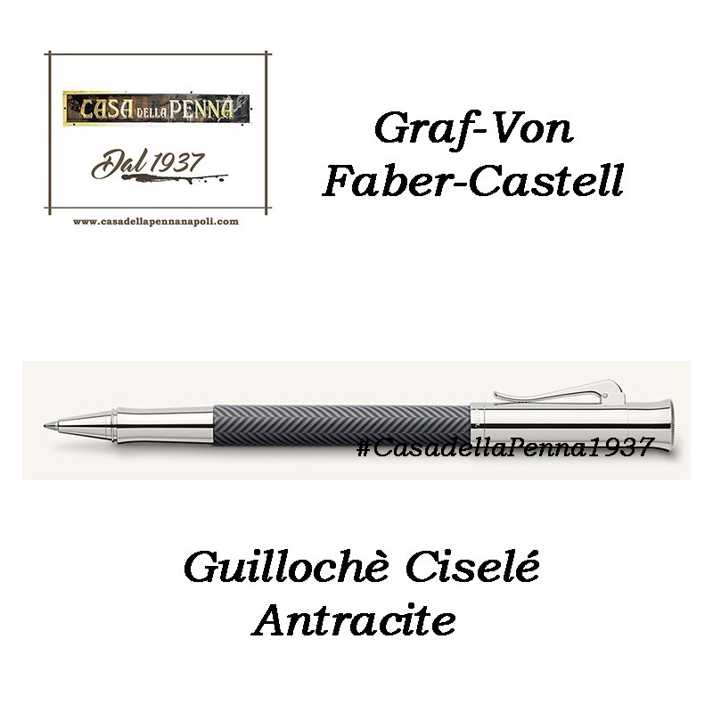 Guillochè Ciselè ANTRACITE Colour Concept Penna Graf-Von Faber-Castell  sfera - roller- stilo in offerta 