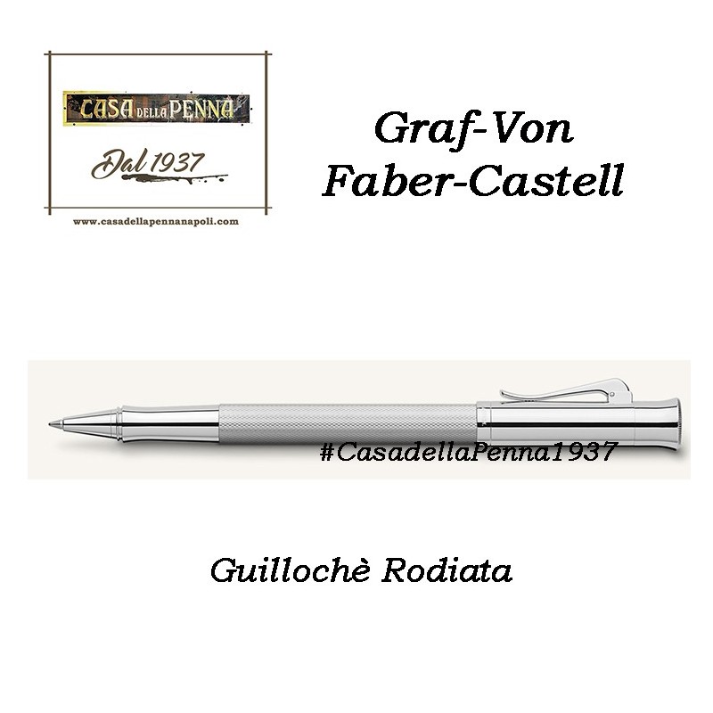 Guillochè Ciselè RODIATA Colour Concept Penna Graf-Von Faber-Castell  sfera - roller- stilo in offerta 