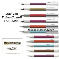 Guillochè Ciselè RODIATA Colour Concept Penna Graf-Von Faber-Castell  sfera - roller- stilo in offerta 