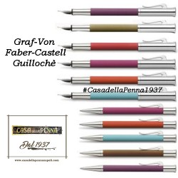 Guillochè Ciselè INDIGO Colour Concept Penna Graf-Von Faber-Castell  sfera - roller- stilo in offerta 